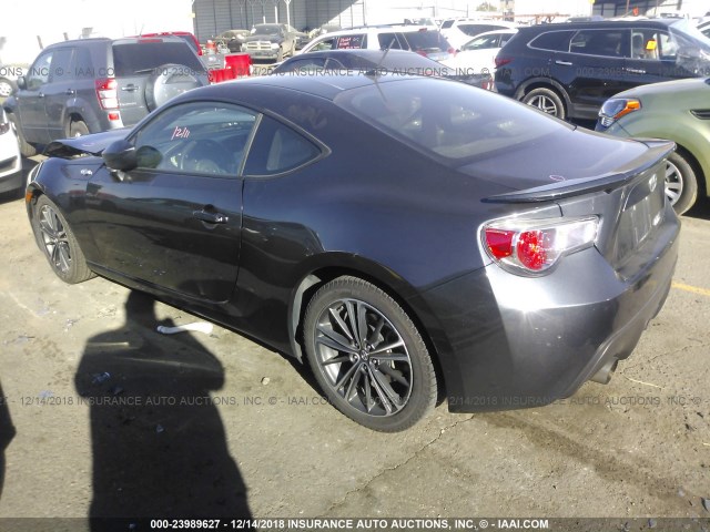 JF1ZNAA12E9704523 - 2014 TOYOTA SCION FR-S GRAY photo 3