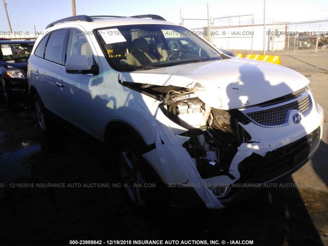 KM8NU4CCXBU163723 - 2011 HYUNDAI VERACRUZ GLS/LIMITED WHITE photo 1