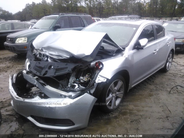 19VDE1F35EE009388 - 2014 ACURA ILX 20 SILVER photo 2