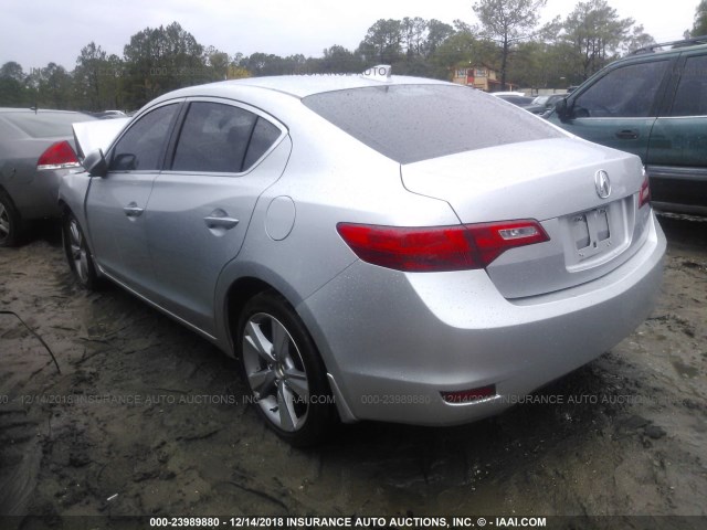 19VDE1F35EE009388 - 2014 ACURA ILX 20 SILVER photo 3