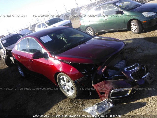 1G1PE5SB0G7215187 - 2016 CHEVROLET CRUZE LIMITED LT RED photo 1