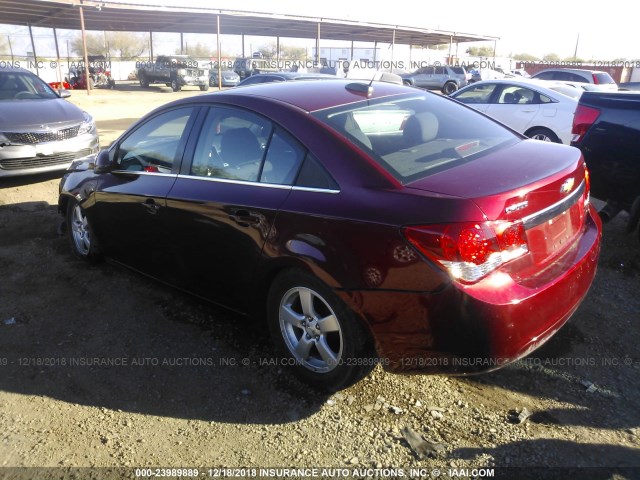 1G1PE5SB0G7215187 - 2016 CHEVROLET CRUZE LIMITED LT RED photo 3