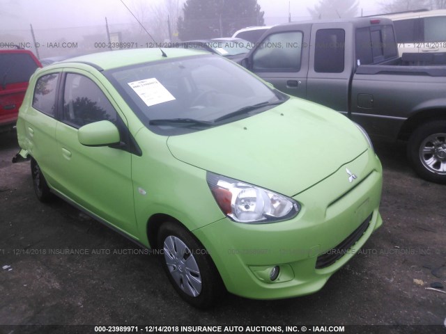 ML32A3HJ4EH026018 - 2014 MITSUBISHI MIRAGE DE GREEN photo 1