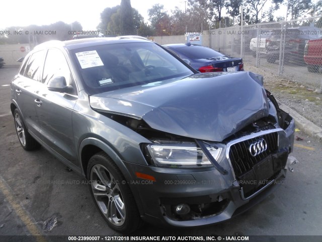 WA1EFCFS8FR003225 - 2015 AUDI Q3 PREMIUM PLUS GRAY photo 1