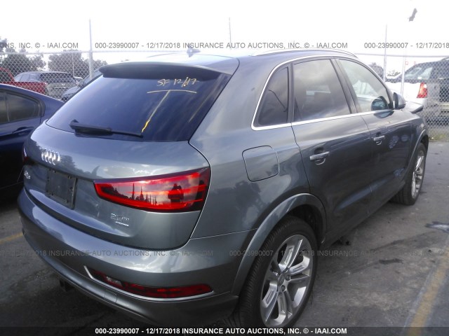 WA1EFCFS8FR003225 - 2015 AUDI Q3 PREMIUM PLUS GRAY photo 4