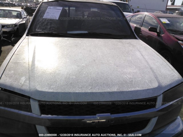 1GCCS196648121174 - 2004 CHEVROLET COLORADO WHITE photo 6