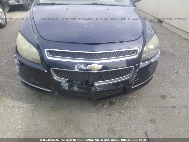 1G1ZG57B984301631 - 2008 CHEVROLET MALIBU LS BLUE photo 6