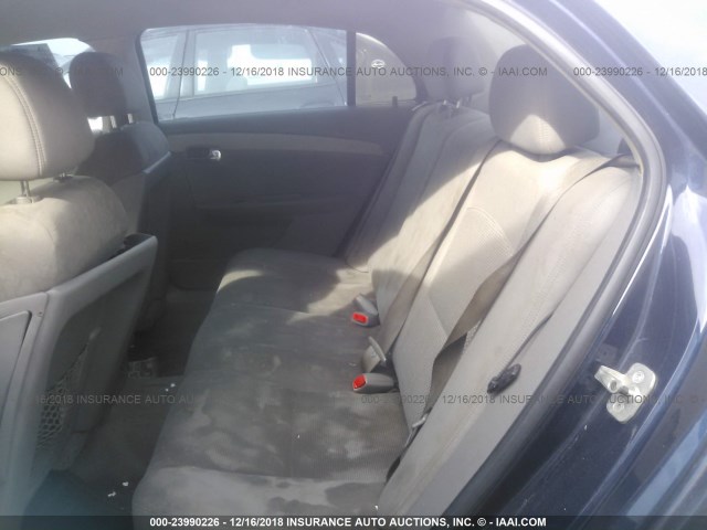 1G1ZG57B984301631 - 2008 CHEVROLET MALIBU LS BLUE photo 8