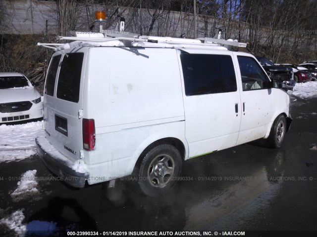 1GCDL19X84B126812 - 2004 CHEVROLET ASTRO WHITE photo 4