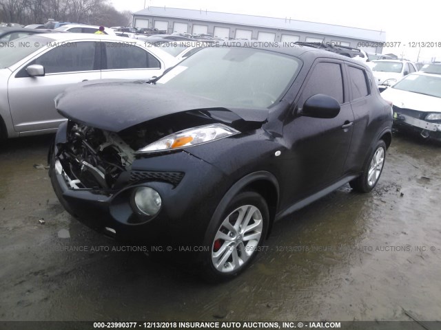 JN8AF5MR2CT117109 - 2012 NISSAN JUKE S/SV/SL BLACK photo 2