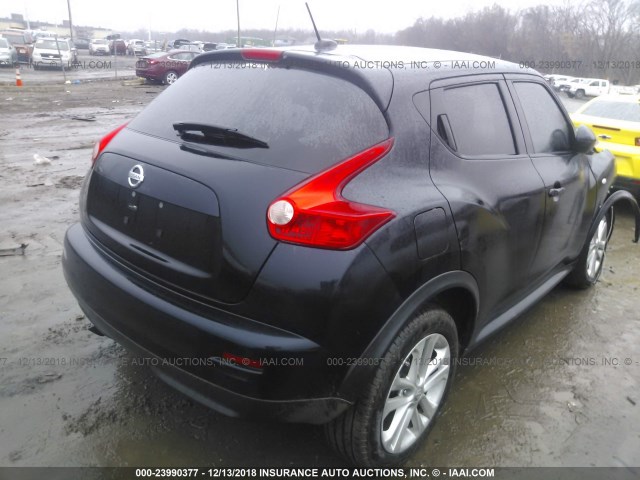 JN8AF5MR2CT117109 - 2012 NISSAN JUKE S/SV/SL BLACK photo 4