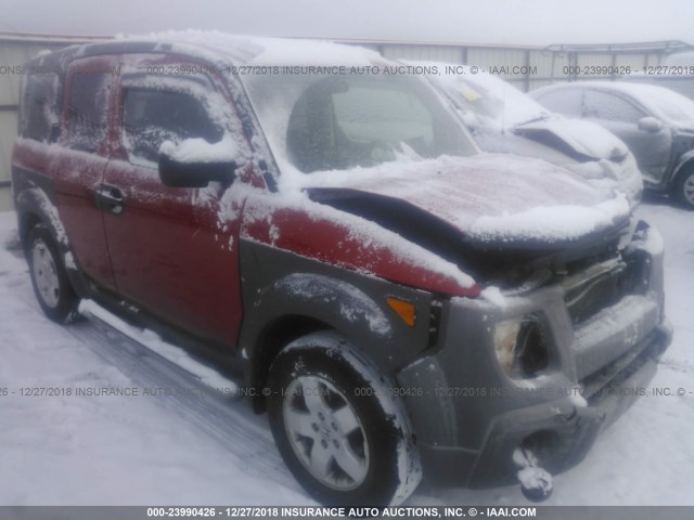 5J6YH28523L026541 - 2003 HONDA ELEMENT EX ORANGE photo 1