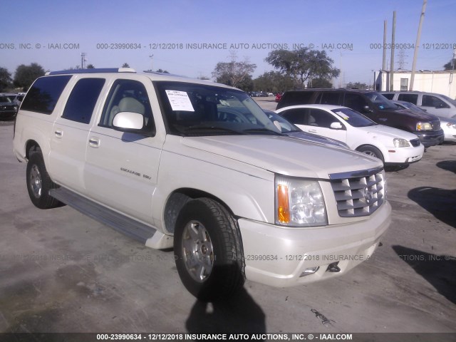 3GYFK66N96G121585 - 2006 CADILLAC ESCALADE ESV WHITE photo 1