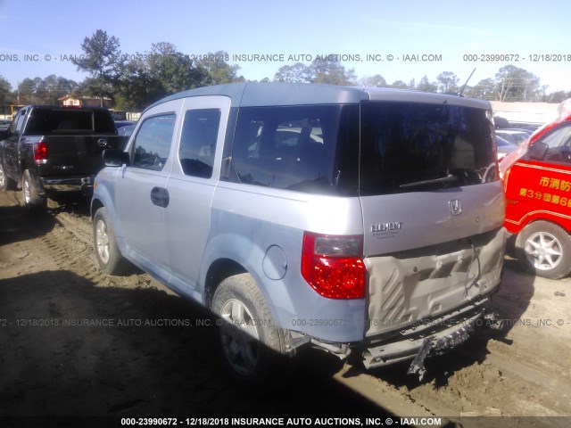 5J6YH18635L010290 - 2005 HONDA ELEMENT EX SILVER photo 3