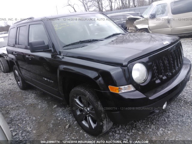 1C4NJRFB6FD270707 - 2015 JEEP PATRIOT LATITUDE BLACK photo 1