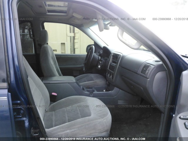 1FMZU63K45UA28553 - 2005 FORD EXPLORER XLT/XLT SPORT/NBX 蓝色 照片 5