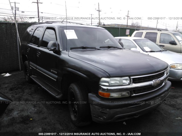 1GNEK13Z62J206198 - 2002 CHEVROLET TAHOE K1500 BLACK photo 1