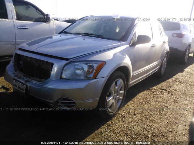 1B3HB48B47D160087 - 2007 DODGE CALIBER SXT SILVER photo 2