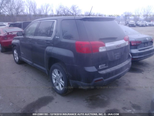 2GKALMEK3D6316104 - 2013 GMC TERRAIN SLE BLACK photo 3