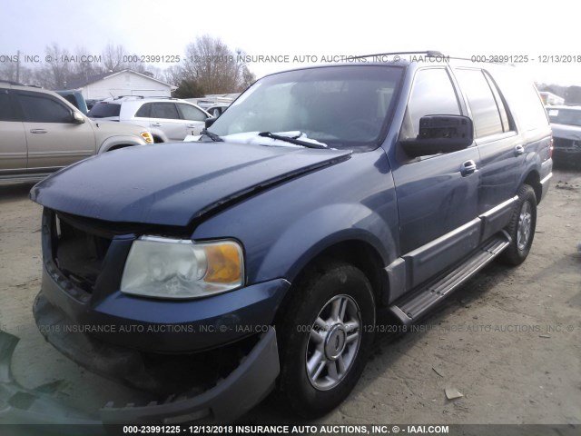 1FMRU15W53LA37039 - 2003 FORD EXPEDITION XLT BLUE photo 2