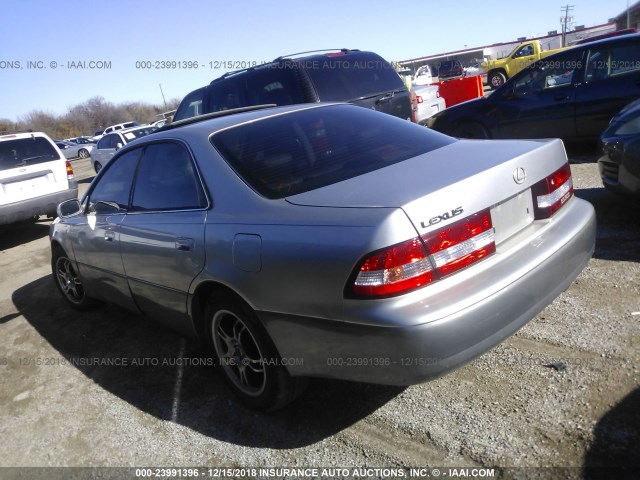 JT8BF28G915109497 - 2001 LEXUS ES 300 SILVER photo 3