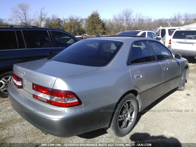 JT8BF28G915109497 - 2001 LEXUS ES 300 SILVER photo 4