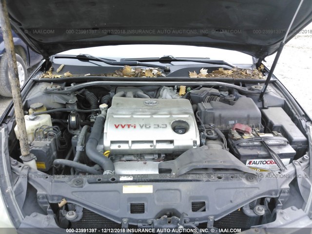 4T1FA38P26U106361 - 2006 TOYOTA CAMRY SOLARA SE/SLE შავი ფოტო 10