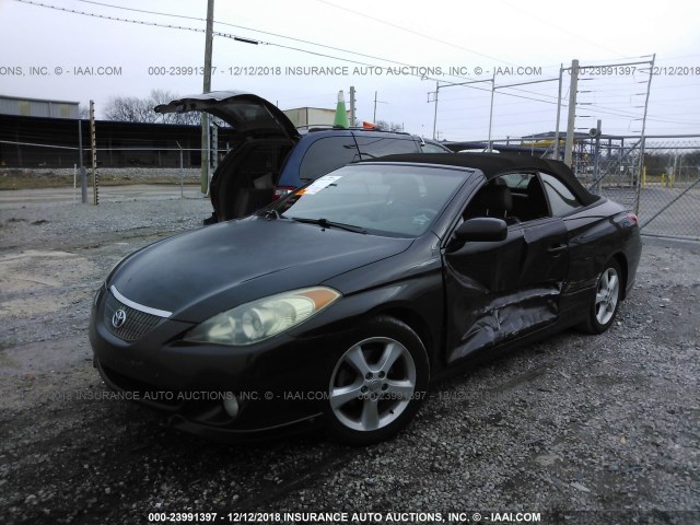 4T1FA38P26U106361 - 2006 TOYOTA CAMRY SOLARA SE/SLE შავი ფოტო 2