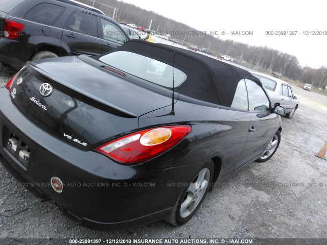 4T1FA38P26U106361 - 2006 TOYOTA CAMRY SOLARA SE/SLE შავი ფოტო 4