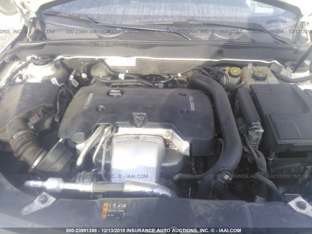 1G11J5SX4DF235148 - 2013 CHEVROLET MALIBU LTZ თეთრი ფოტო 10