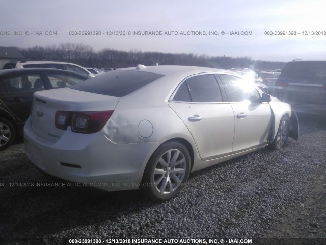 1G11J5SX4DF235148 - 2013 CHEVROLET MALIBU LTZ თეთრი ფოტო 4