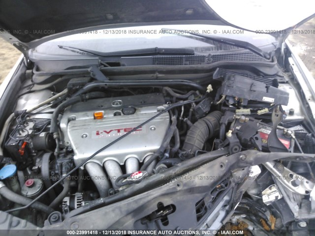 JH4CL968X7C018342 - 2007 ACURA TSX SILVER photo 10