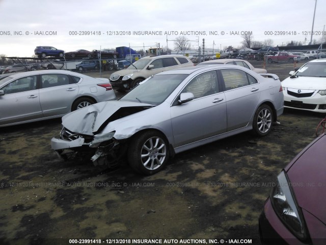 JH4CL968X7C018342 - 2007 ACURA TSX SILVER photo 2