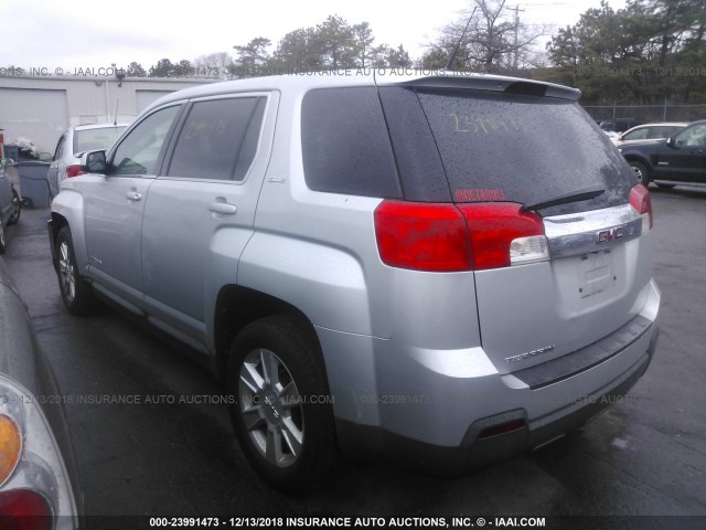 2GKALMEK6C6317360 - 2012 GMC TERRAIN SLE SILVER photo 3