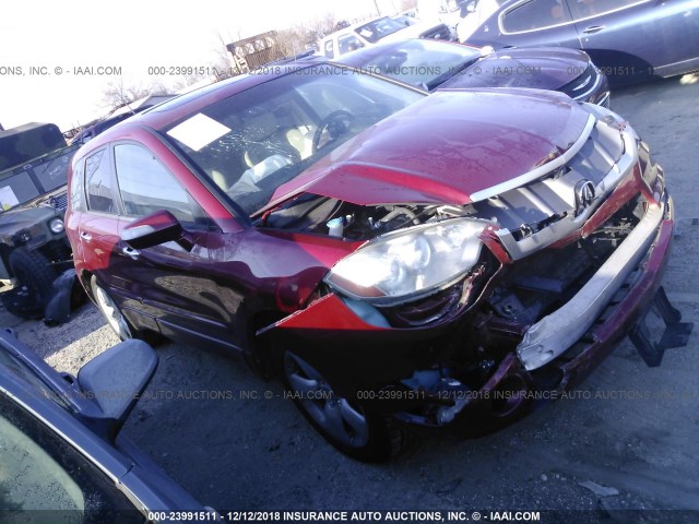 5J8TB18298A012237 - 2008 ACURA RDX RED photo 1