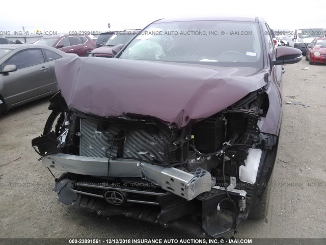 5TDZZRFH6JS247522 - 2018 TOYOTA HIGHLANDER LE/LE PLUS MAROON photo 6