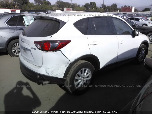 JM3KE2CE4D0125612 - 2013 MAZDA CX-5 TOURING WHITE photo 4