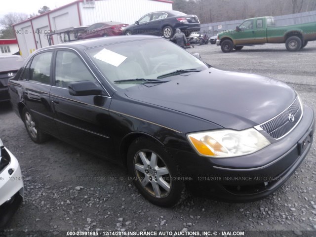 4T1BF28B63U285787 - 2003 TOYOTA AVALON XL/XLS BLACK photo 1