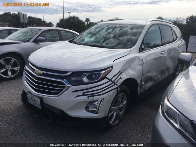 2GNAXVEV1J6288371 - 2018 CHEVROLET EQUINOX PREMIER WHITE photo 11