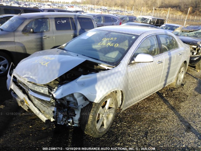 1G1ZC5E07CF319135 - 2012 CHEVROLET MALIBU 1LT GRAY photo 2