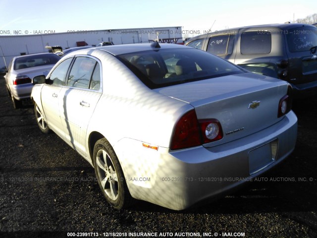 1G1ZC5E07CF319135 - 2012 CHEVROLET MALIBU 1LT GRAY photo 3