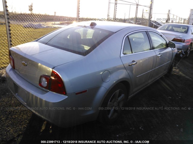 1G1ZC5E07CF319135 - 2012 CHEVROLET MALIBU 1LT GRAY photo 4