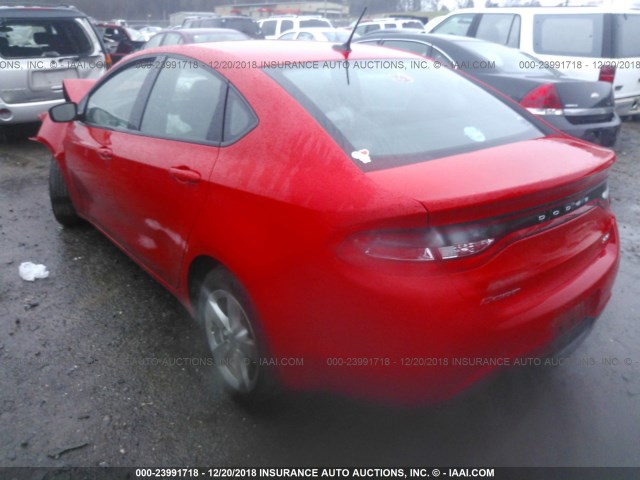 1C3CDFFA0GD815990 - 2016 DODGE DART SXT SPORT RED photo 3