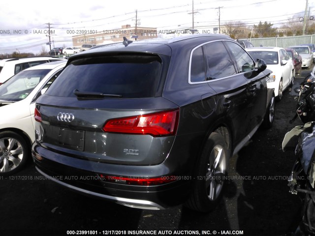 WA1BNAFY4J2199423 - 2018 AUDI Q5 PREMIUM PLUS GRAY photo 4