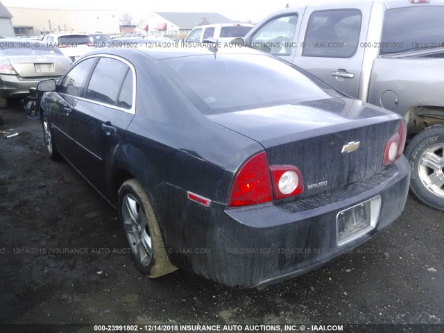 1G1ZB5EB2AF231983 - 2010 CHEVROLET MALIBU LS 黑色 照片 3