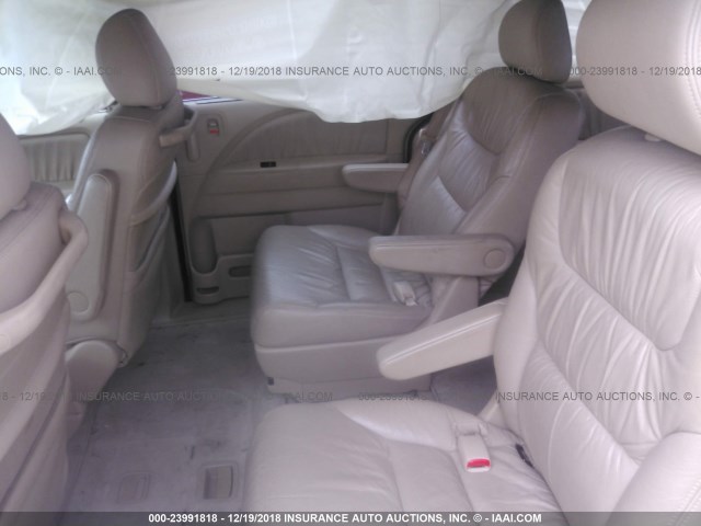 5FNRL38627B459339 - 2007 HONDA ODYSSEY EXL MAROON photo 8