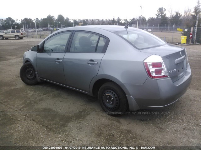 3N1AB61E48L725176 - 2008 NISSAN SENTRA 2.0/2.0S/2.0SL GRAY photo 3