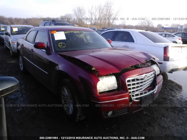 2C3KA53G08H210850 - 2008 CHRYSLER 300 TOURING RED photo 1