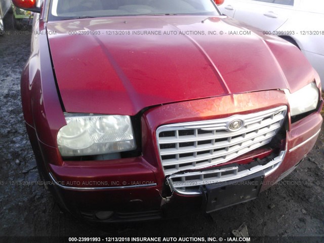 2C3KA53G08H210850 - 2008 CHRYSLER 300 TOURING RED photo 6