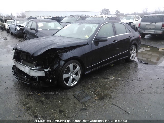 WDDHF8HB6BA424551 - 2011 MERCEDES-BENZ E 350 4MATIC BLACK photo 2